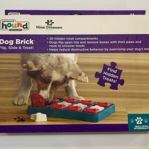 Outward Hound Dog Brick Puzzle - Red, White, and Blue
